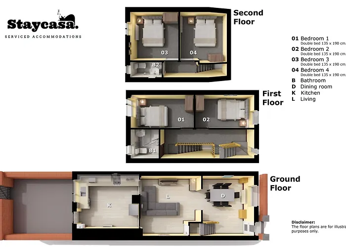 Urban Comfort 4-Bed House - Free Wi-Fi & Parking