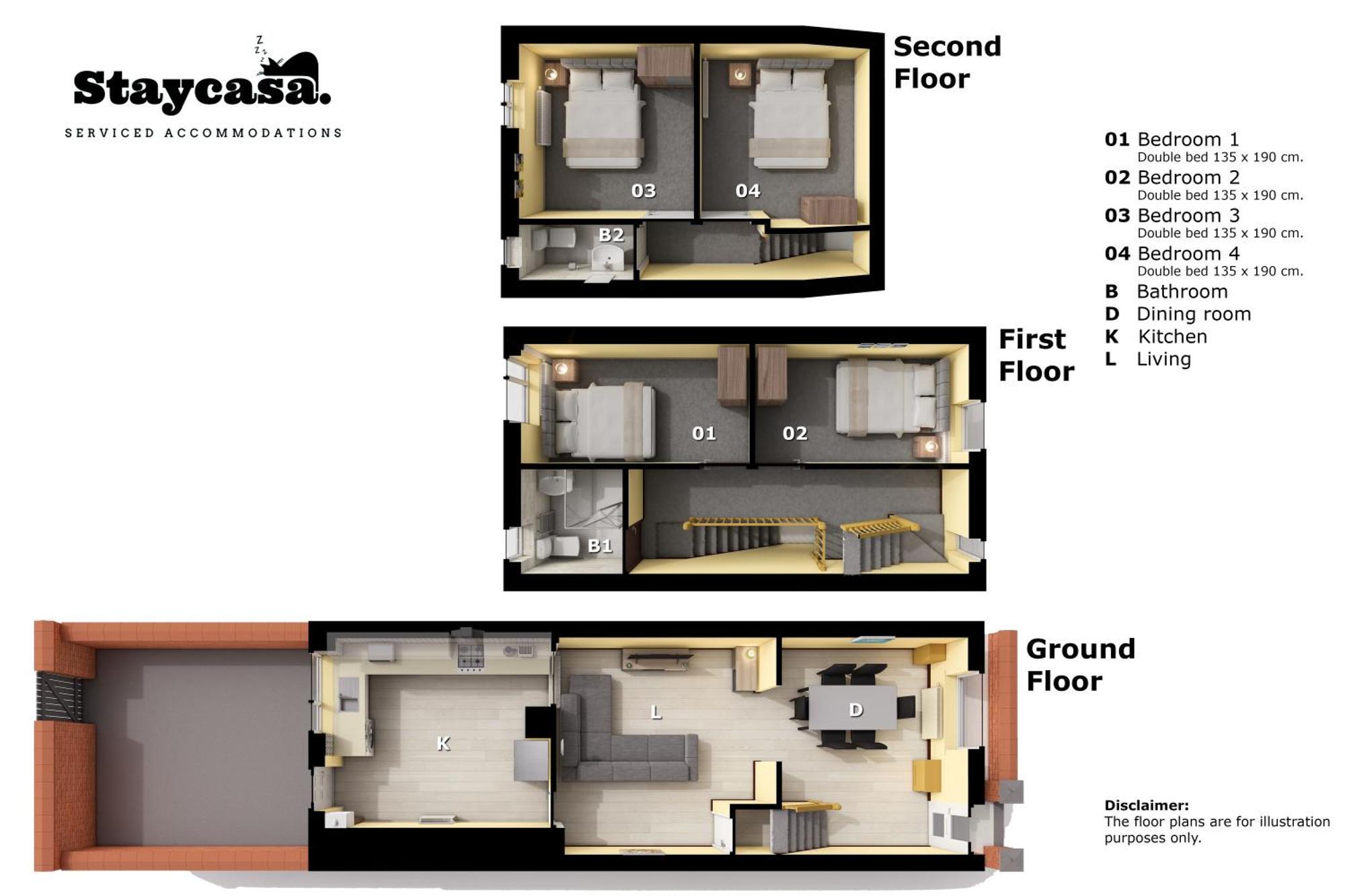 Urban Comfort 4-bed House - Free Wi-fi & Parking Holiday home